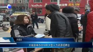 大城縣舉辦2018年大型人力資源招聘會(huì)