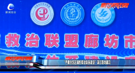 “嚴(yán)重創(chuàng)傷區(qū)域性救治體系建設(shè)”項目落地廊坊