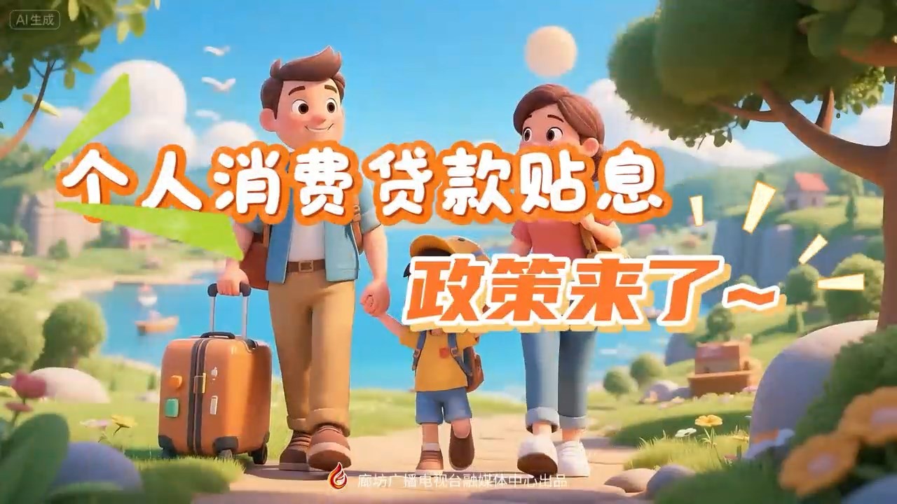 AI短視頻丨個人消費貸款貼息政策來了！