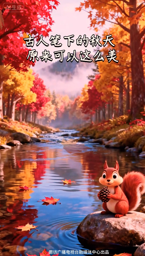 【文化潤(rùn)廊·AI“畫”古詩】丨古人筆下的秋天，原來可以這么美